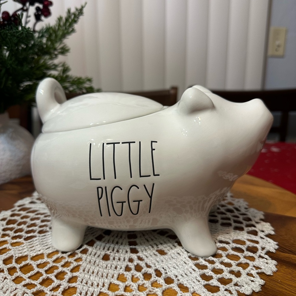 ceramic “LITTLE PIGGY 🐖” canister